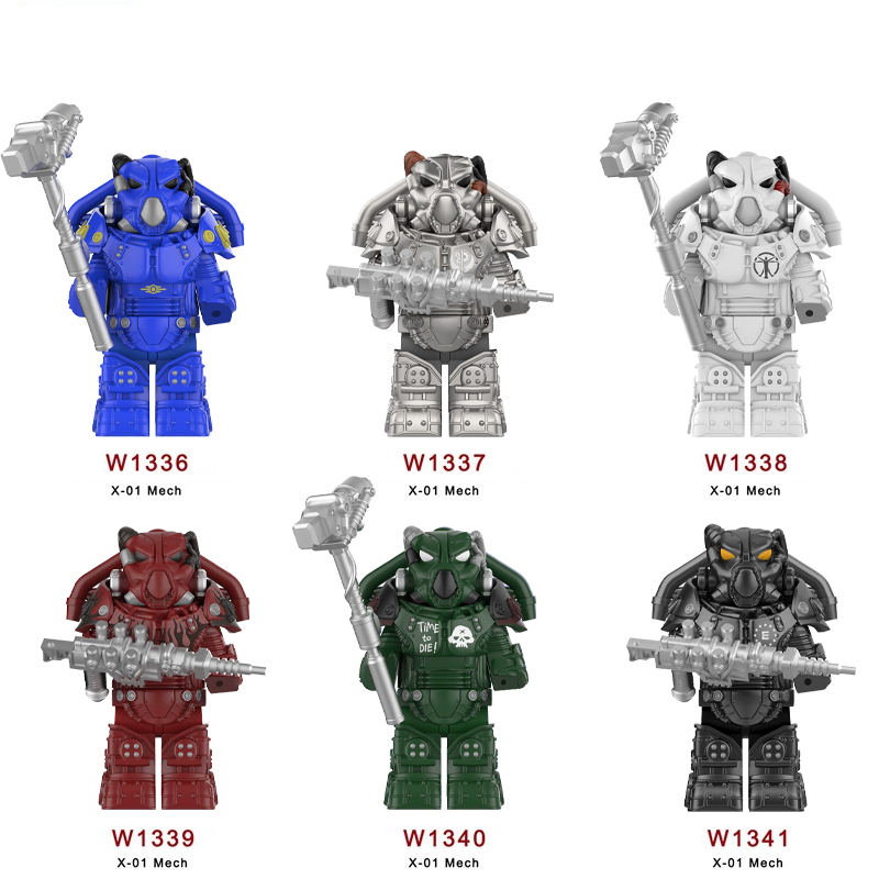 Baru BoS Game T60 Power Armor  - Lego Minifigure Holder ulasan dan harga