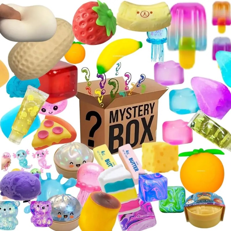 &100+Pcs Kotak Kejutan Mainan  - Mystery Box Blind Bag ulasan dan harga