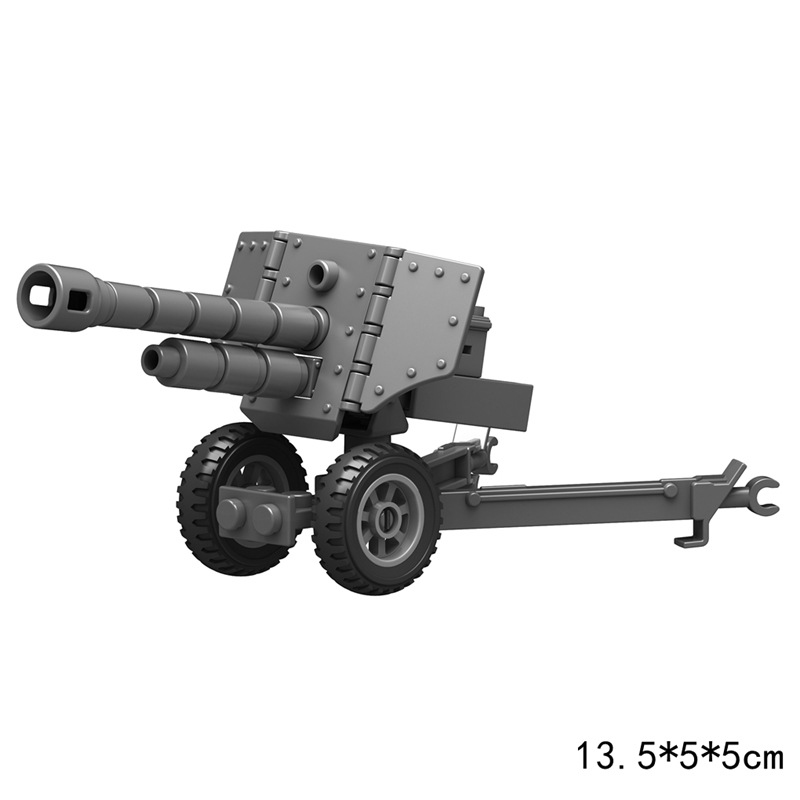 MOC WW2 Senjata Militer Meriam - Lego Minifigure Holder ulasan dan harga