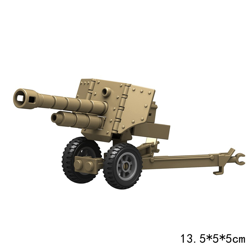 MOC WW2 Senjata Militer Meriam - Lego Minifigure Holder ulasan dan harga